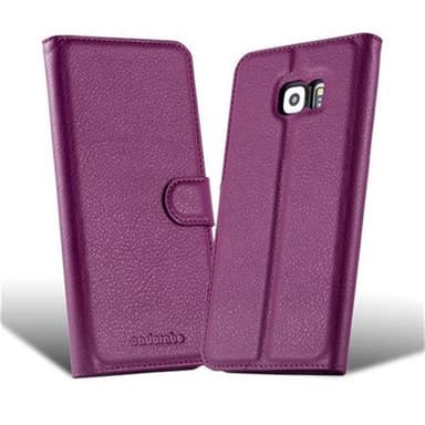 Samsung Galaxy S6 EDGE Plånboksfodral Skal (Lila)