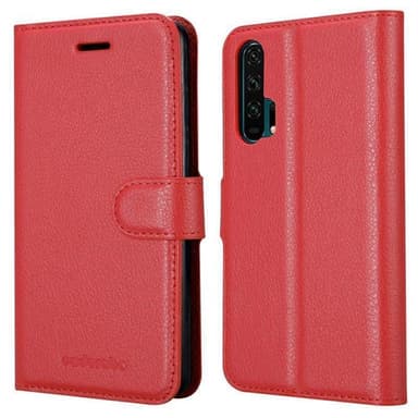 Honor 20 PRO Plånboksfodral Skal (Röd)