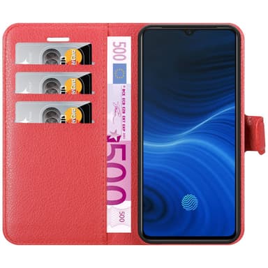 Realme X2 PRO / Oppo Reno Ace Plånboksfodral Skal (Röd)