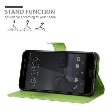 HTC ONE M10 Plånboksfodral Skal (Grön)