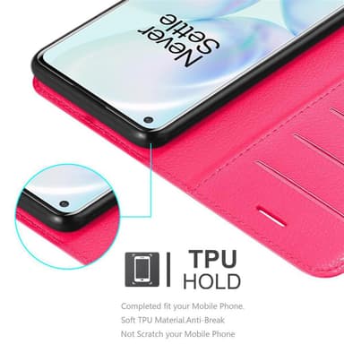 OnePlus 8 Plånboksfodral Skal (Rosa)