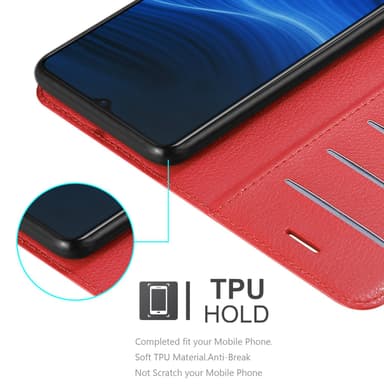 Realme X2 PRO / Oppo Reno Ace Plånboksfodral Skal (Röd)