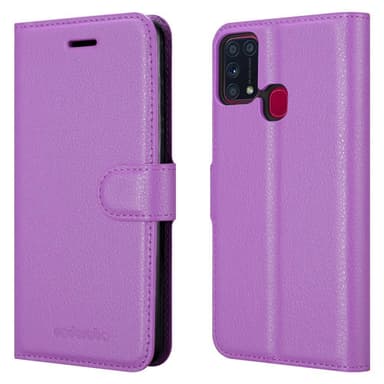 Samsung Galaxy M31 Plånboksfodral Skal (Lila)