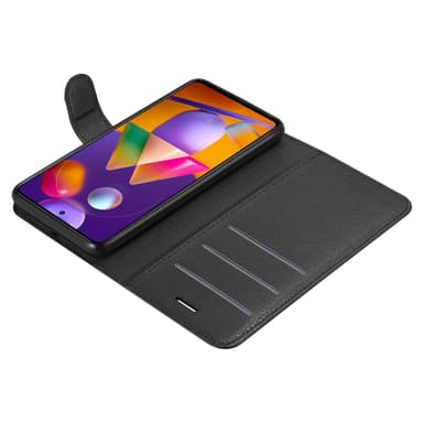 Samsung Galaxy M31s Plånboksfodral Skal (Svart)