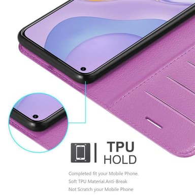 Huawei NOVA 7 5G Plånboksfodral Skal (Lila)