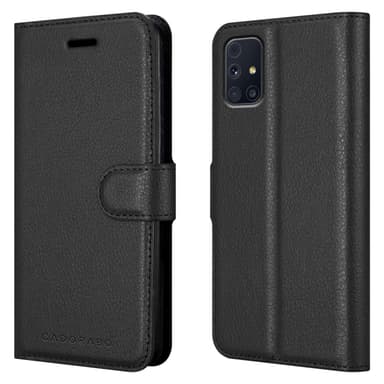 Samsung Galaxy M31s Plånboksfodral Skal (Svart)