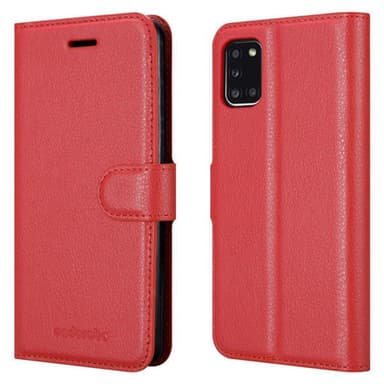Samsung Galaxy A31 Plånboksfodral Skal (Röd)