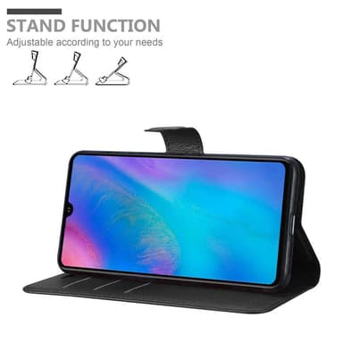 Huawei P30 Plånboksfodral Skal (Svart)