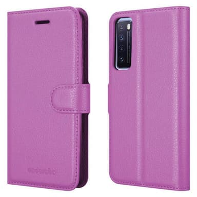 Huawei NOVA 7 5G Plånboksfodral Skal (Lila)