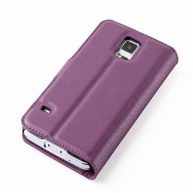 Samsung Galaxy S5 / S5 NEO Plånboksfodral Skal (Lila)