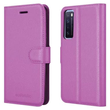Huawei NOVA 7 5G Plånboksfodral Skal (Lila)