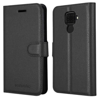 Huawei MATE 30 LITE Plånboksfodral Skal (Svart)