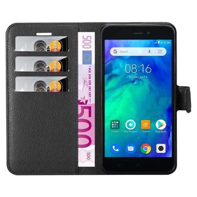 Xiaomi RedMi GO Plånboksfodral Skal (Svart)