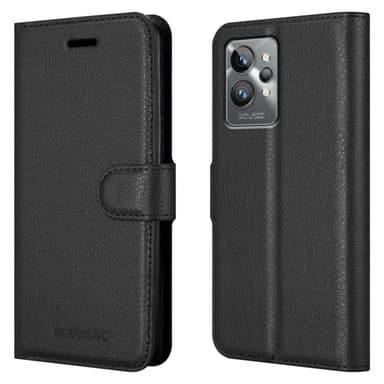 Realme GT 2 PRO Plånboksfodral Skal (Svart)