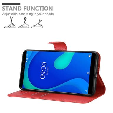 WIKO Y80 Plånboksfodral Skal (Röd)