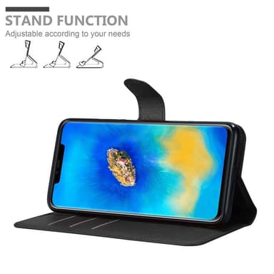 Huawei MATE 20 PRO Plånboksfodral Skal (Svart)