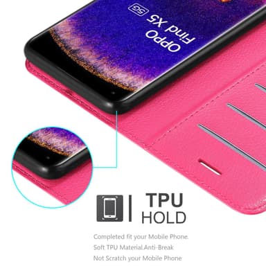 Oppo FIND X5 Plånboksfodral Skal (Rosa)