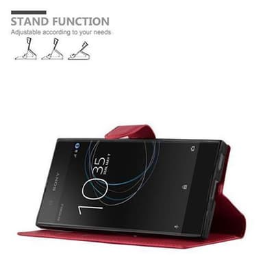 Sony Xperia XA1 Plånboksfodral Skal (Röd)