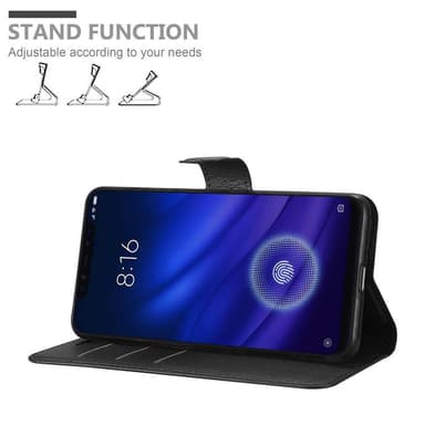 Xiaomi Mi 8 PRO Plånboksfodral Skal (Svart)