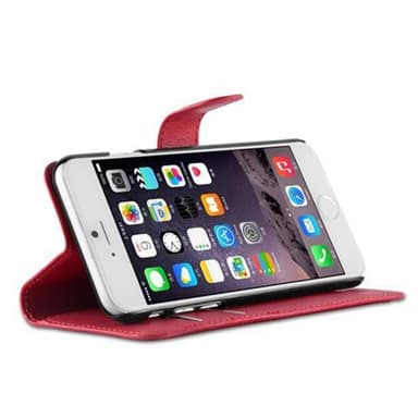 iPhone 6 / 6S Plånboksfodral Skal (Röd)