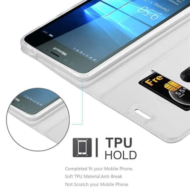 Nokia Lumia 950 Fodral Skal Case (Silver)