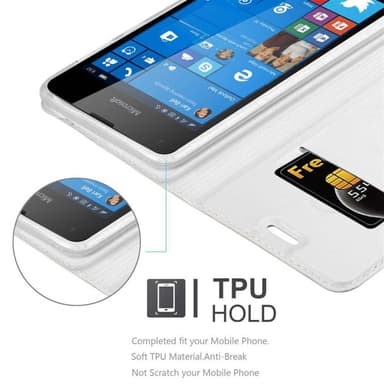 Nokia Lumia 550 Fodral Skal Case (Silver)