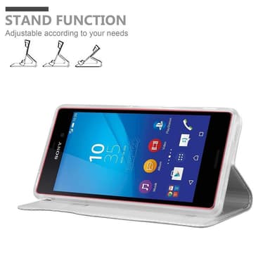 Sony Xperia M4 AQUA Fodral Skal Case (Silver)