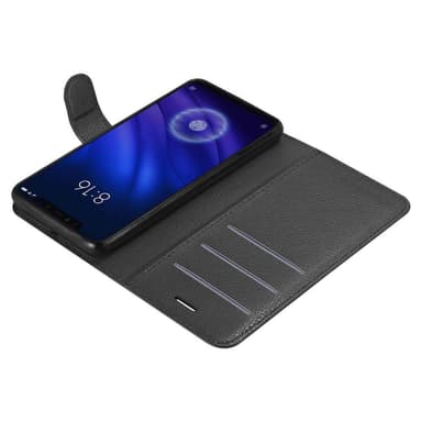 Xiaomi Mi 8 PRO Plånboksfodral Skal (Svart)
