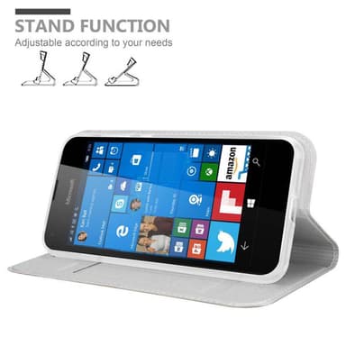 Nokia Lumia 550 Fodral Skal Case (Silver)