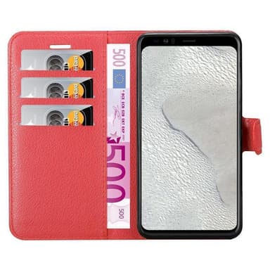 Google PIXEL 4 XL Plånboksfodral Skal (Röd)