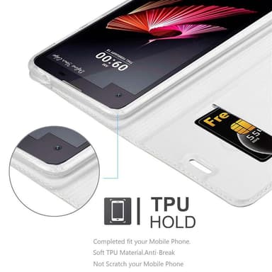 LG X SCREEN Fodral Skal Case (Silver)