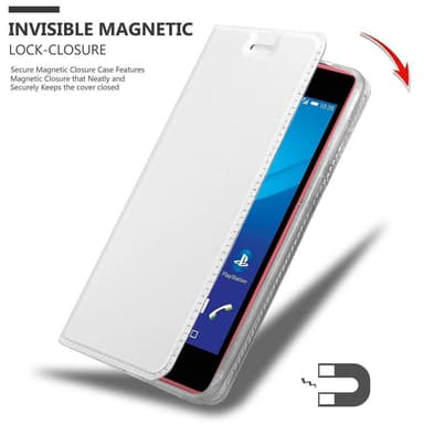 Sony Xperia M4 AQUA Fodral Skal Case (Silver)