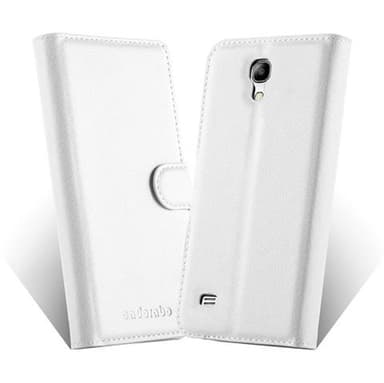Samsung Galaxy S4 MINI Plånboksfodral Skal (Vit)