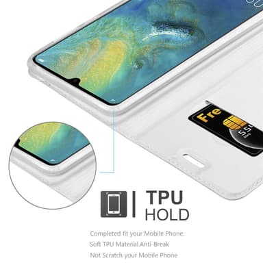 Huawei MATE 20 Fodral Skal Case (Silver)