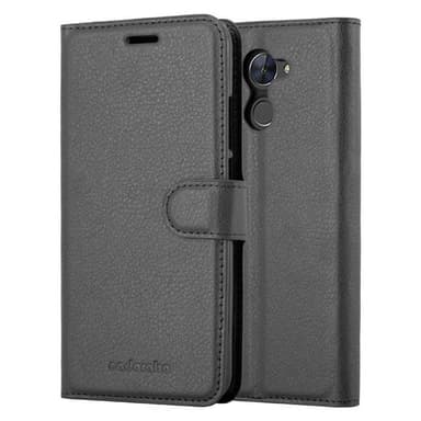 Huawei Enjoy 7 PLUS Plånboksfodral Skal (Svart)