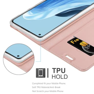 Oppo FIND X5 LITE / Reno7 5G Fodral Skal Case (Rosa)
