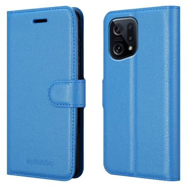 Oppo FIND X5 Plånboksfodral Skal (Blå)