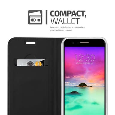 LG K10 2017 Fodral Skal Case (Svart)