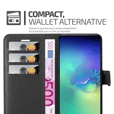 Samsung Galaxy S10e Plånboksfodral Skal (Svart)