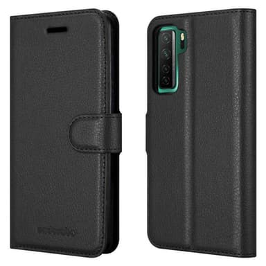 Huawei NOVA 7 SE Plånboksfodral Skal (Svart)