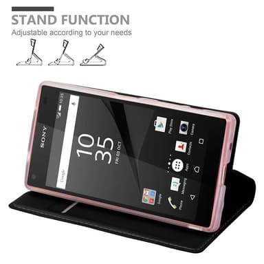 Sony Xperia Z5 COMPACT Fodral Skal Case (Svart)
