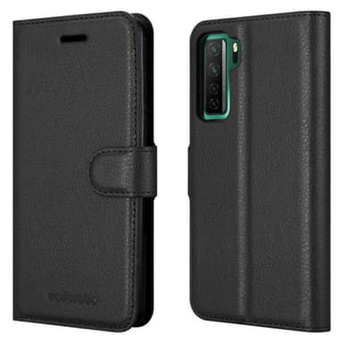 Huawei NOVA 7 SE Plånboksfodral Skal (Svart)