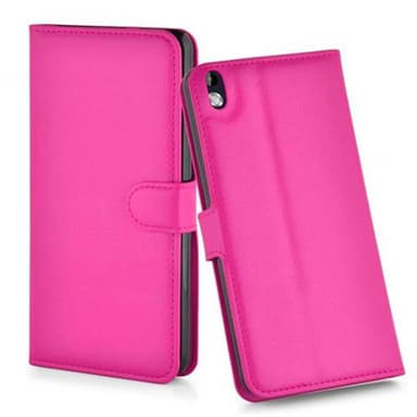 HTC Desire 816 Plånboksfodral Skal (Rosa)