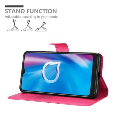 Alcatel 1S 2020 Plånboksfodral Skal (Rosa)