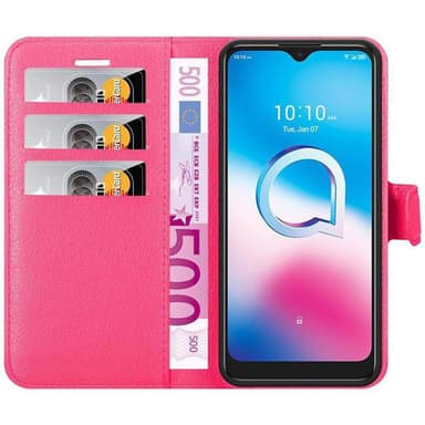 Alcatel 1S 2020 Plånboksfodral Skal (Rosa)