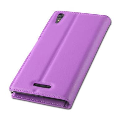 Sony Xperia T3 Plånboksfodral Skal (Lila)