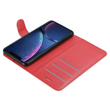 iPhone 11 PRO MAX Plånboksfodral Skal (Röd)