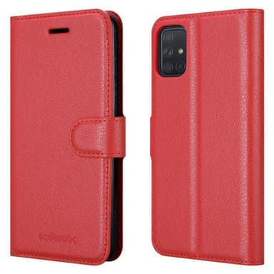 Samsung Galaxy A51 4G / M40s Plånboksfodral Skal (Röd)