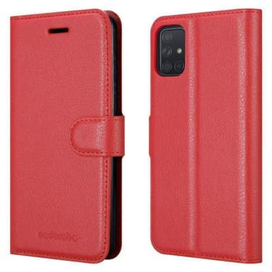 Samsung Galaxy A51 4G / M40s Plånboksfodral Skal (Röd)