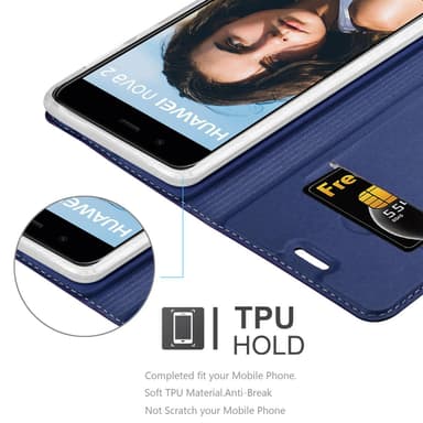 Huawei NOVA 2 Fodral Skal Case (Blå)